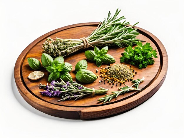 Talarki ziołowe na desce